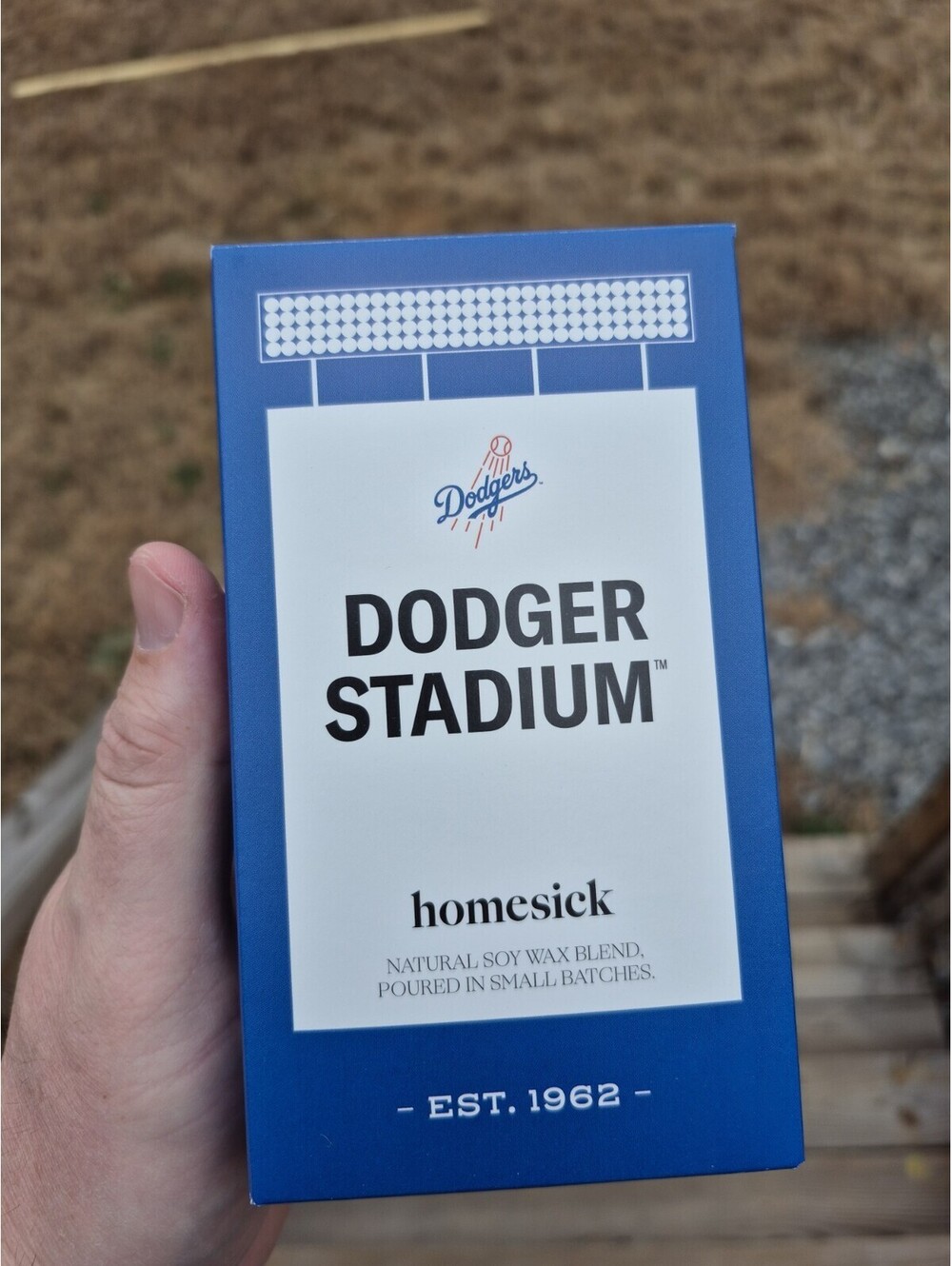 NEW Dodger Stadium Los Angeles Dodgers LA Homesick Wax MLB Baseball Candle 14oz